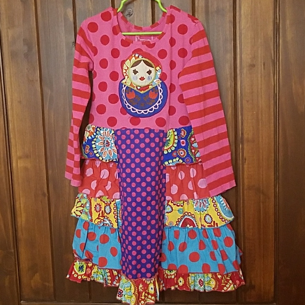 Mustard Pie size 6 dress with leggings